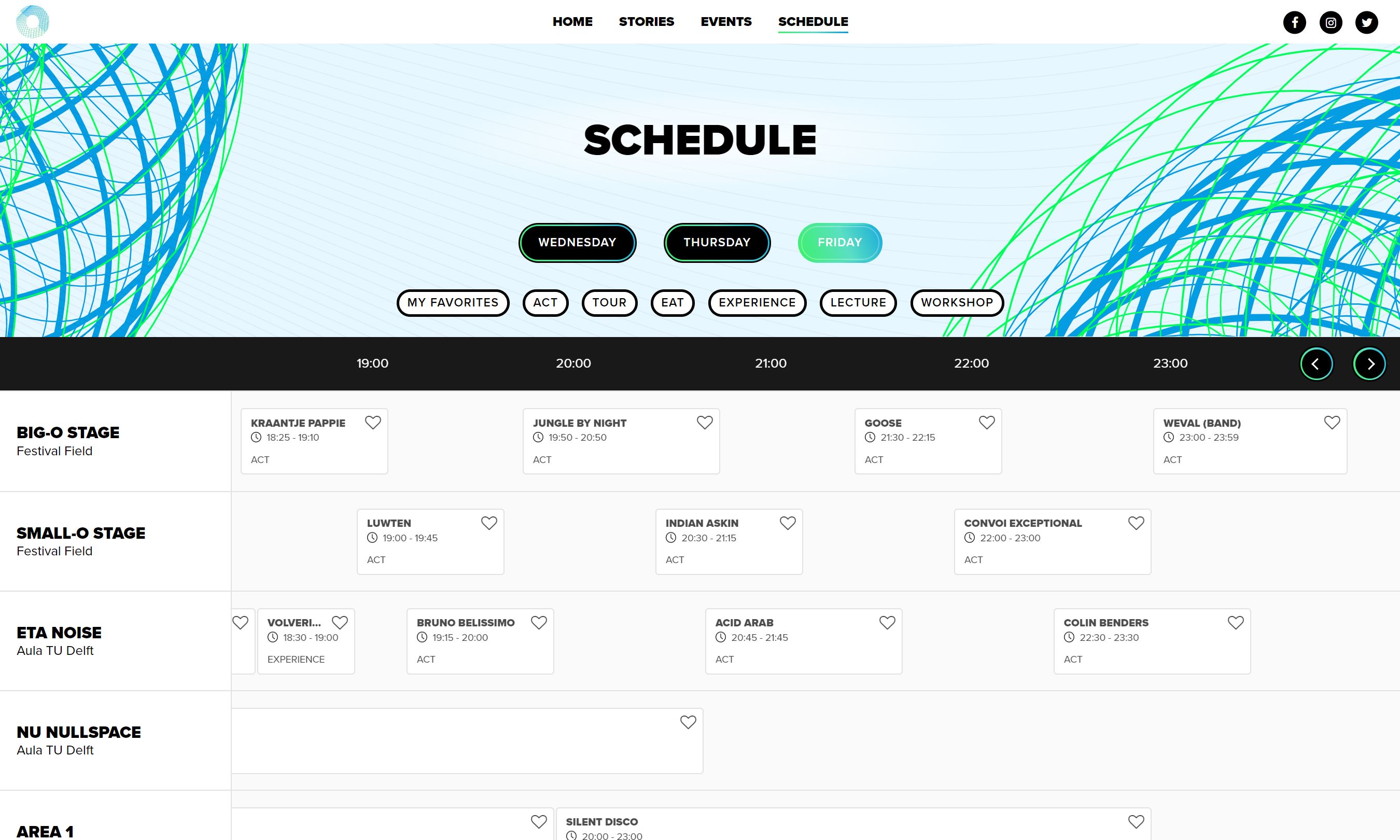 Festival website for IFOT